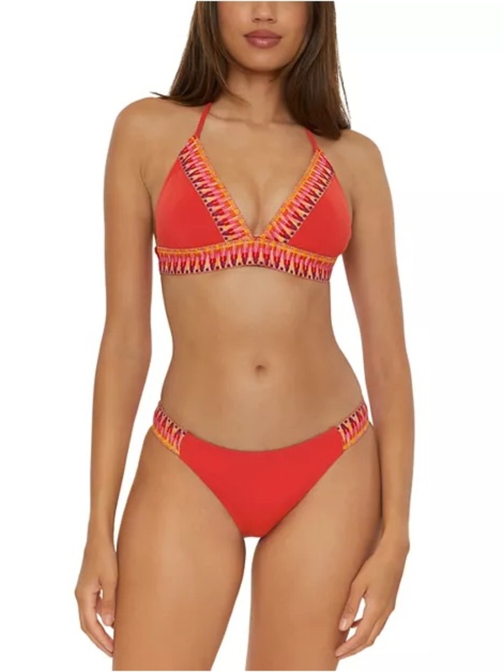 Becca Fiesta Halter Bikini Set Size Large